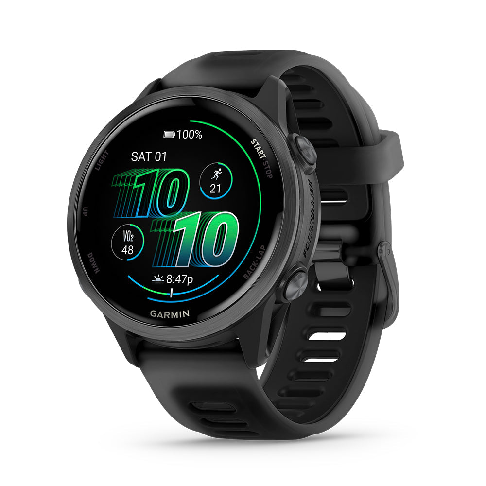 Garmin Forerunner 570 42 mm Cinza Ardósia/Preto — foto oficial Garmin, referência 010-02970-00