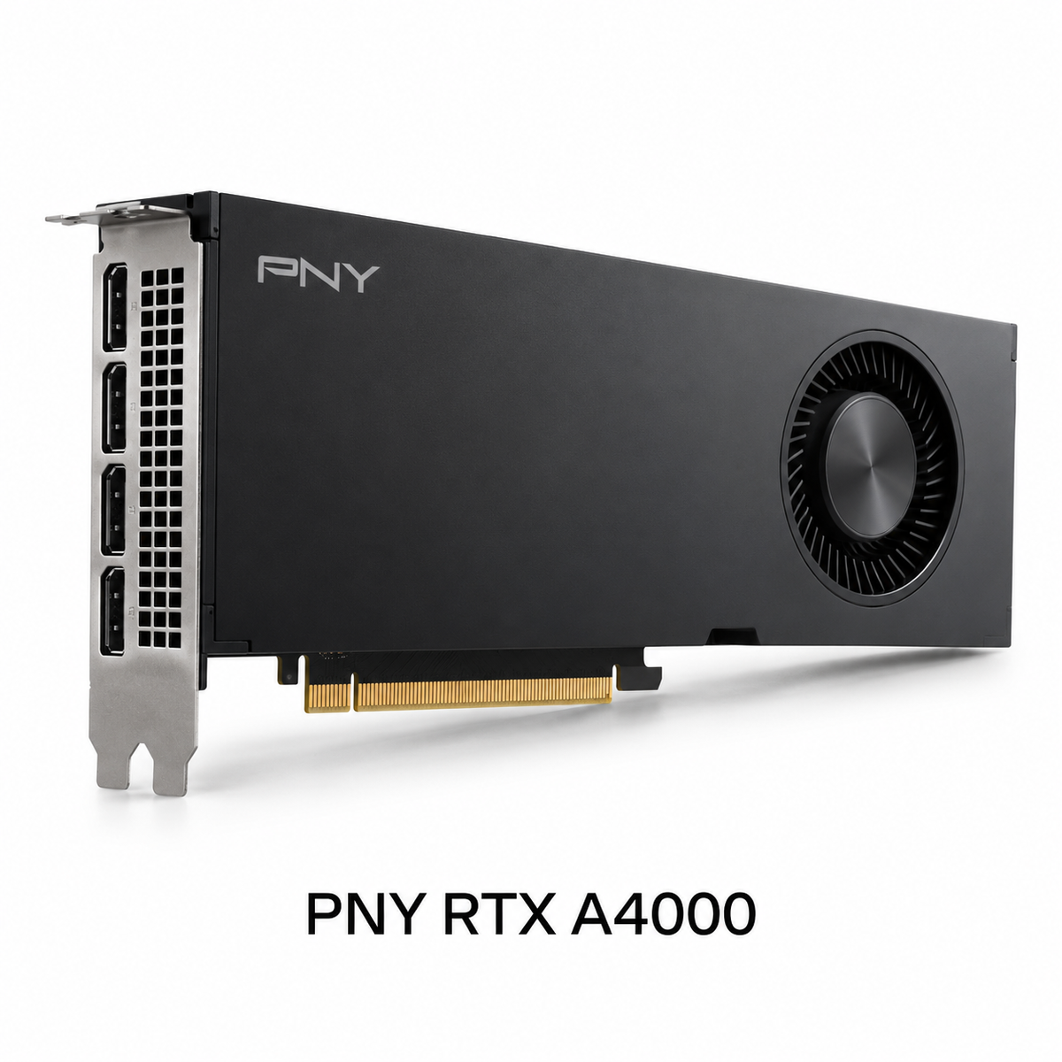 PNY NVIDIA RTX A4000 16GB GDDR6 ECC PCIe 4.0 Workstation GPU