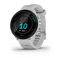 Garmin Forerunner 55 42 mm — FORERUNNER 55 42MM EUR WHITE; foto oficial Garmin; SKU 010-02562-15