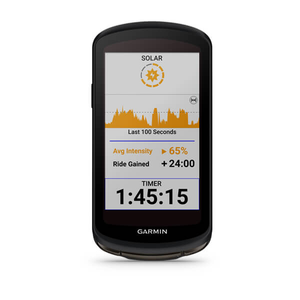 Garmin Edge 540, 550, 840, 850, 1040 e 1050 — foto oficial Garmin; modelo EDGE 1040 SOLAR; SKUs 010-02503-20