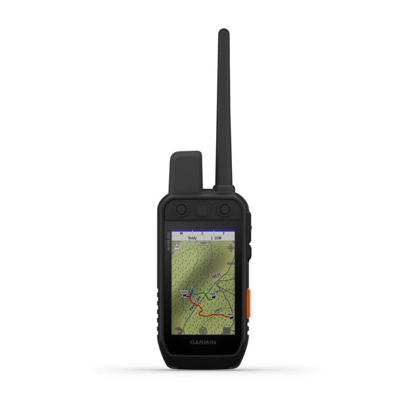 Garmin Alpha 10, 200, 200i, 300 e 300i — foto oficial Garmin; modelo ALPHA 200I HANDHELD ONLY; SKUs 010-02230-50