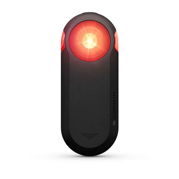 Garmin Varia Radar, Câmera e Iluminação — Varia Rearview Radar RTL515; foto oficial Garmin; SKU 010-02376-00