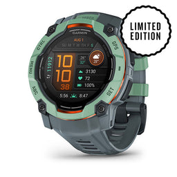Garmin Instinct 3 AMOLED, Solar e Tactical — Instinct 3,50mm,AMOLED,Neotropic Bezel with Twilight Band; foto oficial Garmin; SKU 010-03020-01