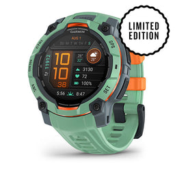 Garmin Instinct 3 AMOLED, Solar e Tactical — Instinct 3,45mm,AMOLED,Neo Tropic Bezel w/Neo Tropic Bnd; foto oficial Garmin; SKU 010-02936-01