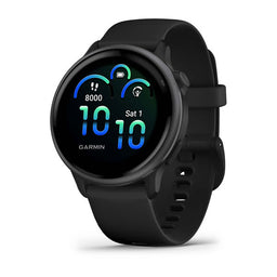 Garmin vívoactive 5 e 6 — vivoactive 6, GPS, Black/Slate; foto oficial Garmin; SKU 010-02985-00