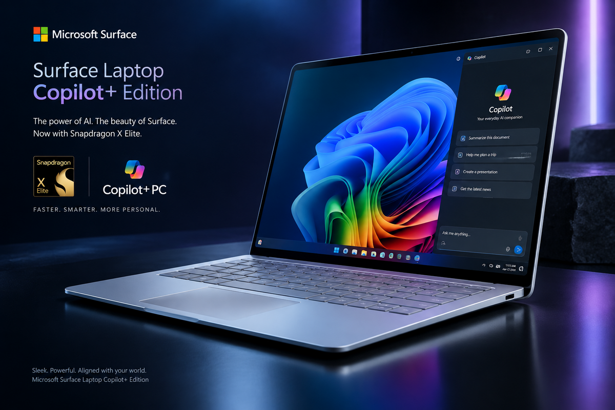 Microsoft Surface Laptop Copilot+ Snapdragon X Elite